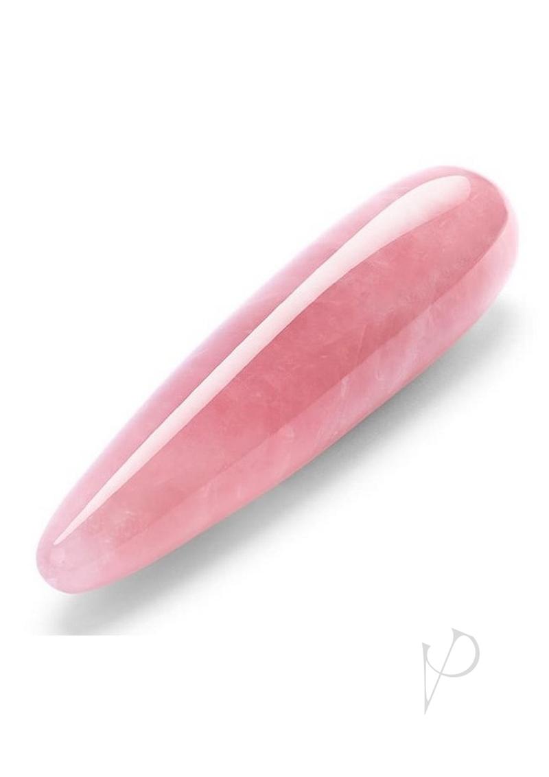 Le Wand Crystal Wand Probe with Silicone Ring - Rose Quartz