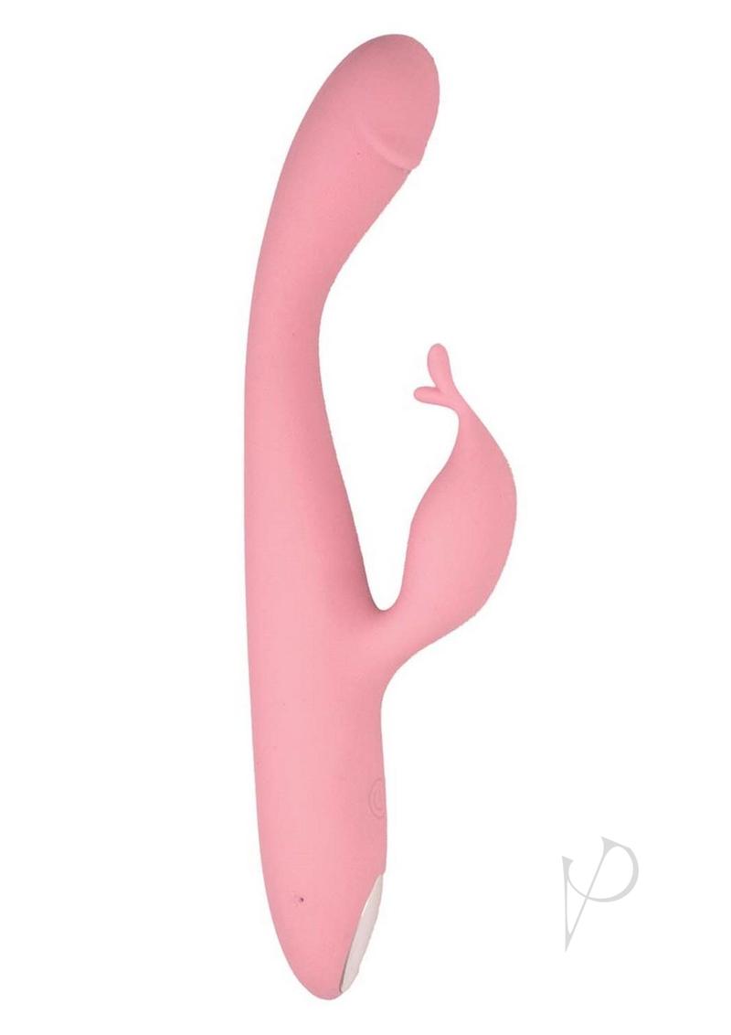 Princess Petite Pleasure Silicone Rechargeable Rabbit Vibrator - Pink