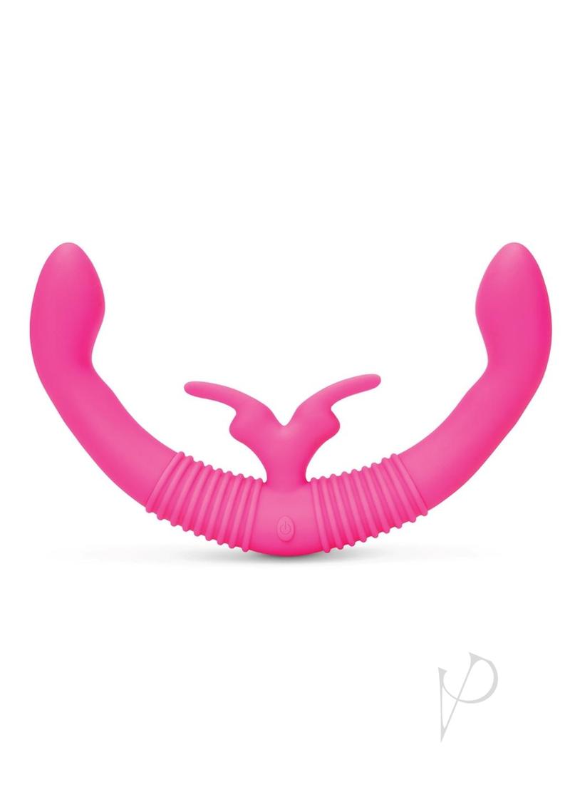 Together Toy Silicone Rechargeable Echo Function Vibrator for Couples - Pink