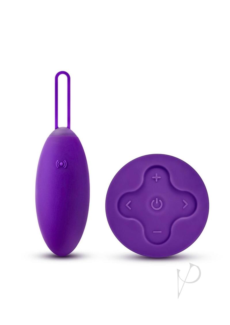 Wellness Imara Rechargeable Silicone Vibrating Egg with Remote Control - Purple
