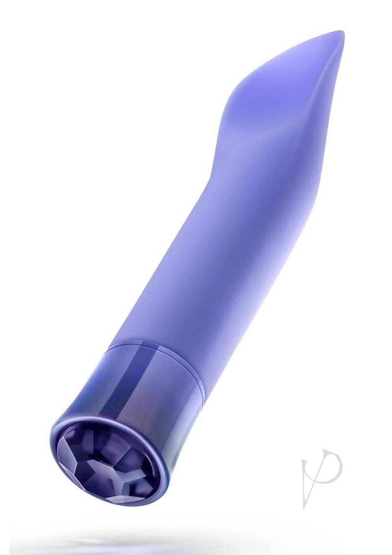 Oh My Gem Enrapture Rechargeable Silicone G-Spot Vibrator - Tanzanite