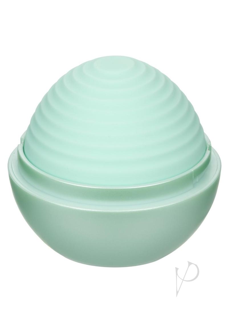 Opal Ripple Silicone Rechargeable Massager - Green