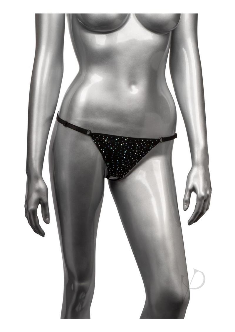 Radiance Crotchless Thong O/S - Black