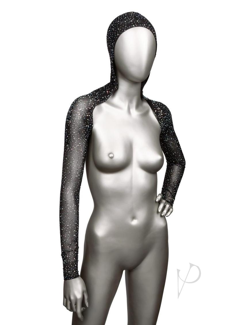 Radiance Hooded Shoulder Shrug - OS - Black