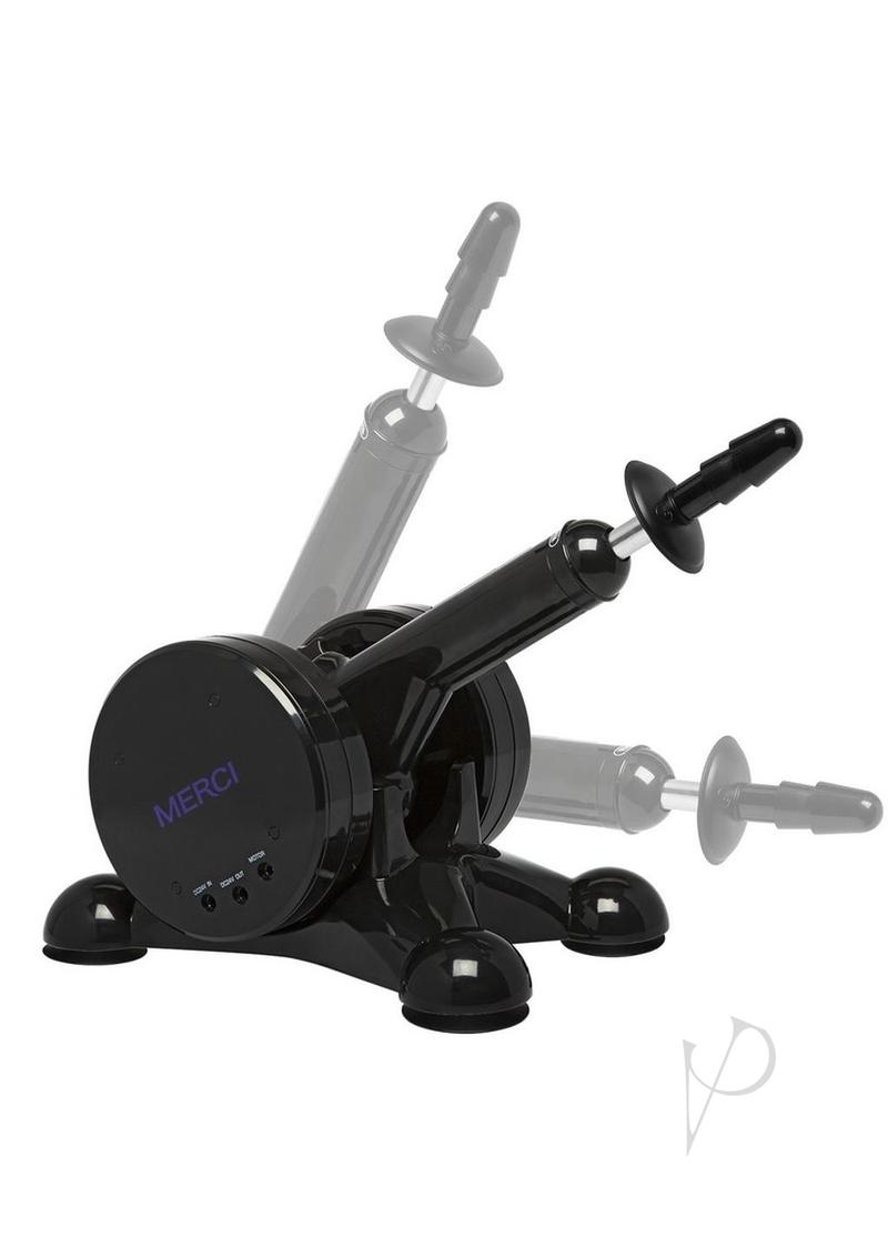 Merci Power Banger Fuck Machine with Wired Remote Control - Black