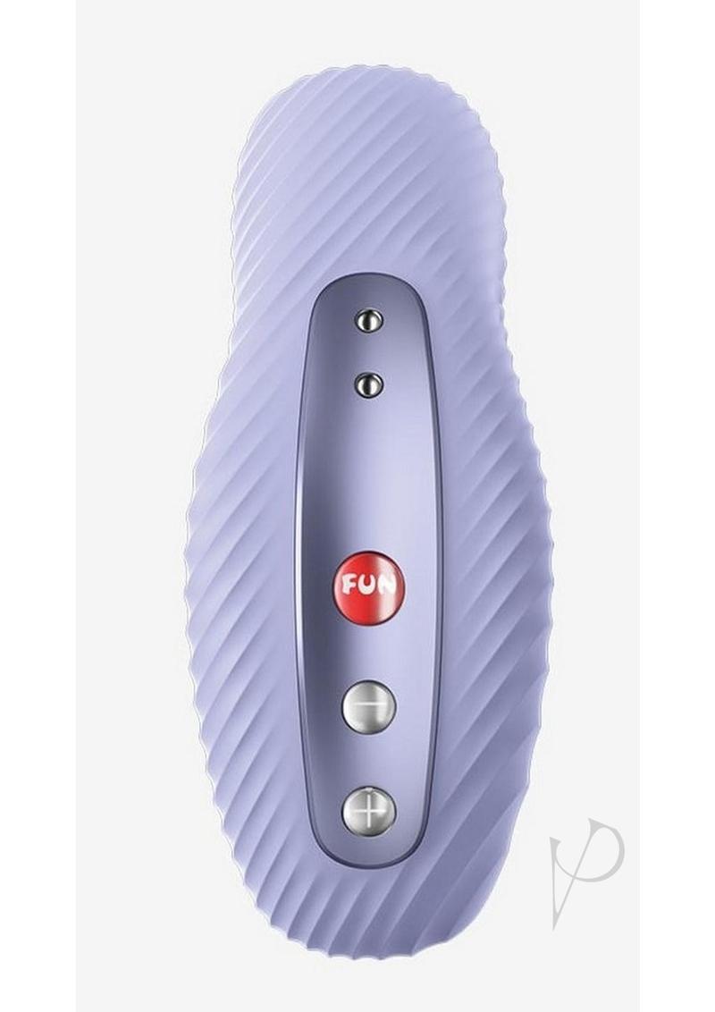 Laya III Silicone Rechargeable Lay-On Vibrator - Purple