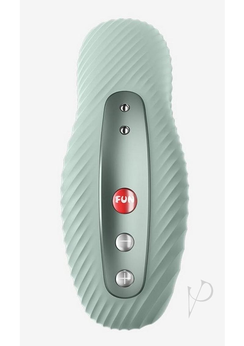 Laya III Silicone Rechargeable Lay-On Vibrator - Green