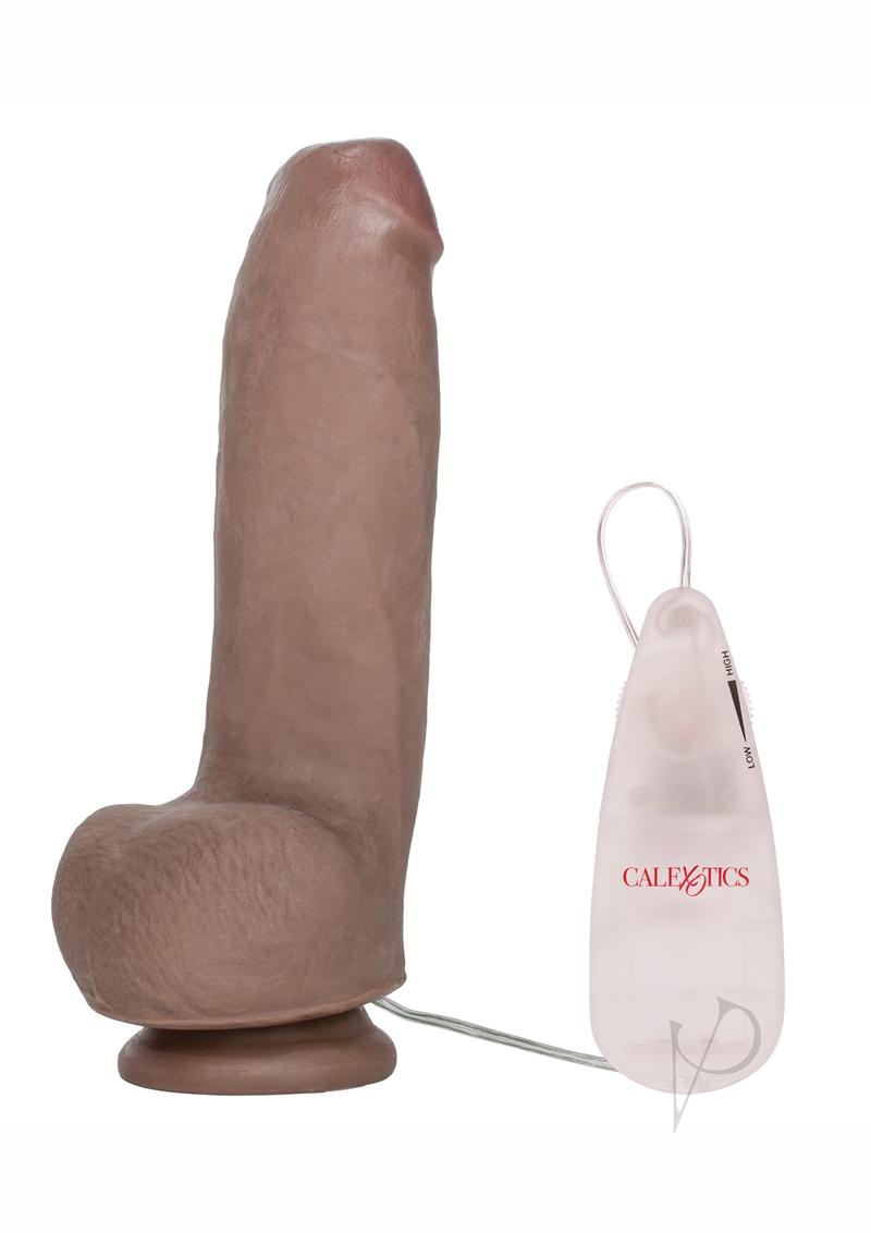 Tyler Knights Futurotic Cock Vibrating Dildo 6in - Chocolate