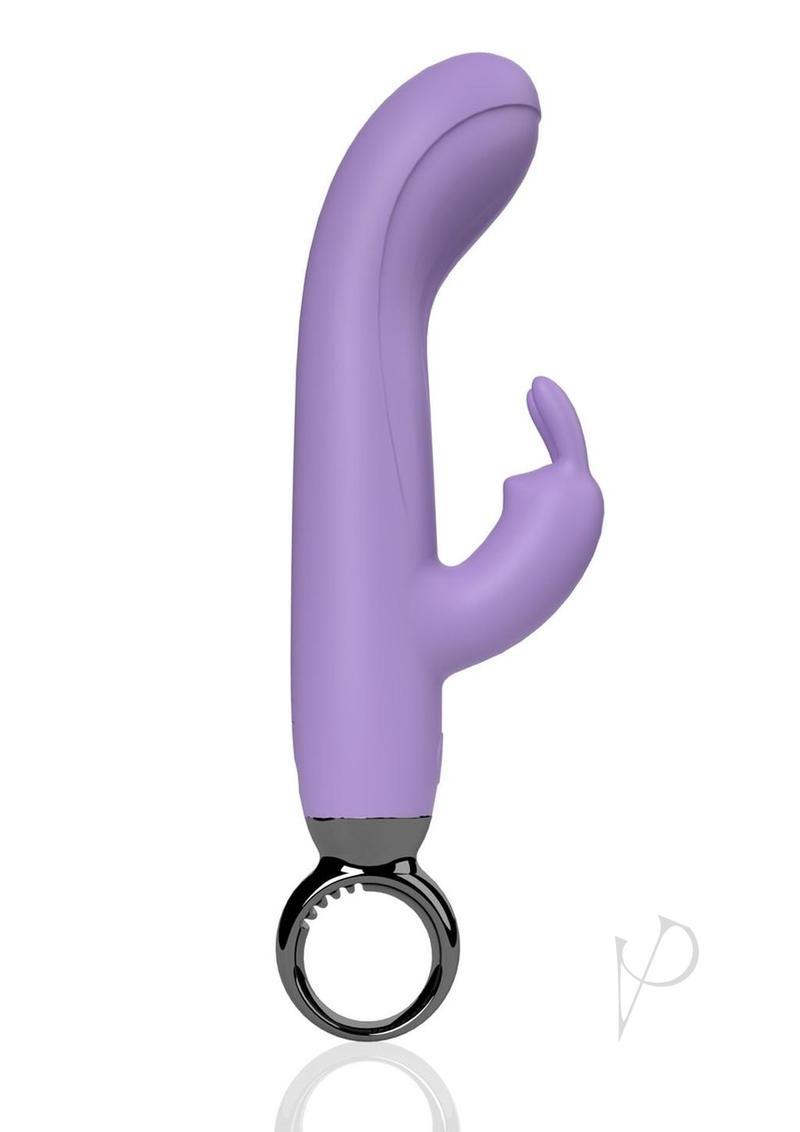 PrimO Rabbit Rechargeable Silicone Vibrator - Lavender