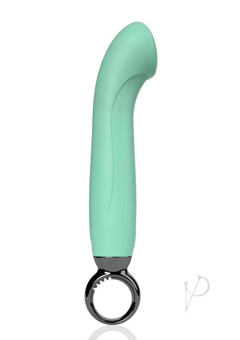 PrimO G-Spot Rechargeable Silicone Vibrator - Teal