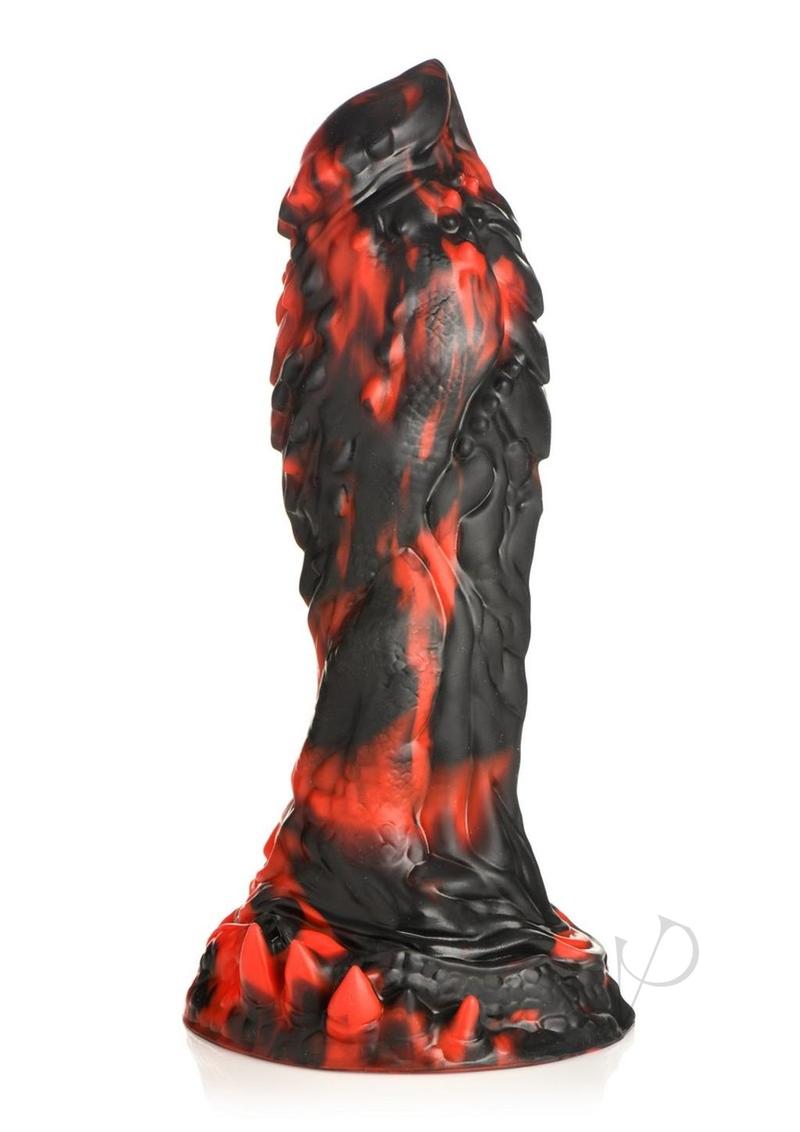 Creature Cocks Reaper Silicone Dildo - Red/Black