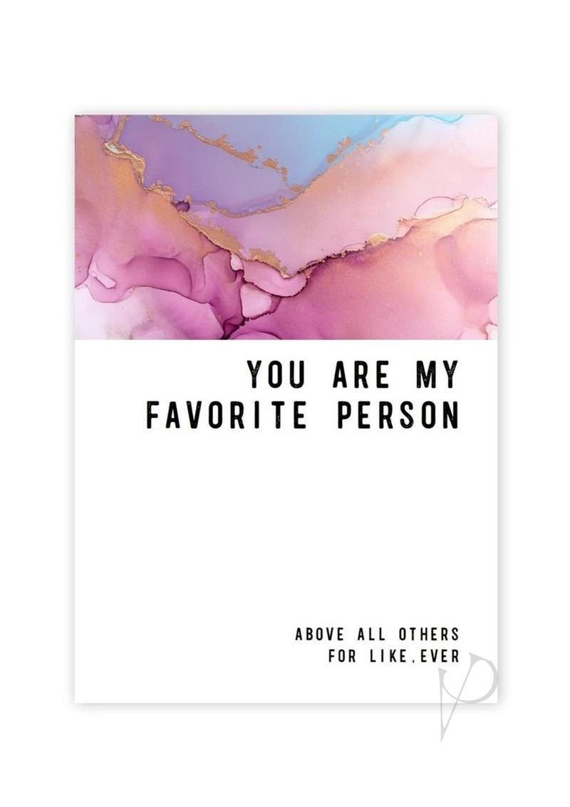 Warm Human Favorite Person Greeting Card