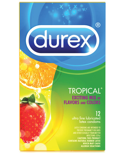 Durex Tropical Color & Scents Condoms - Box of 12