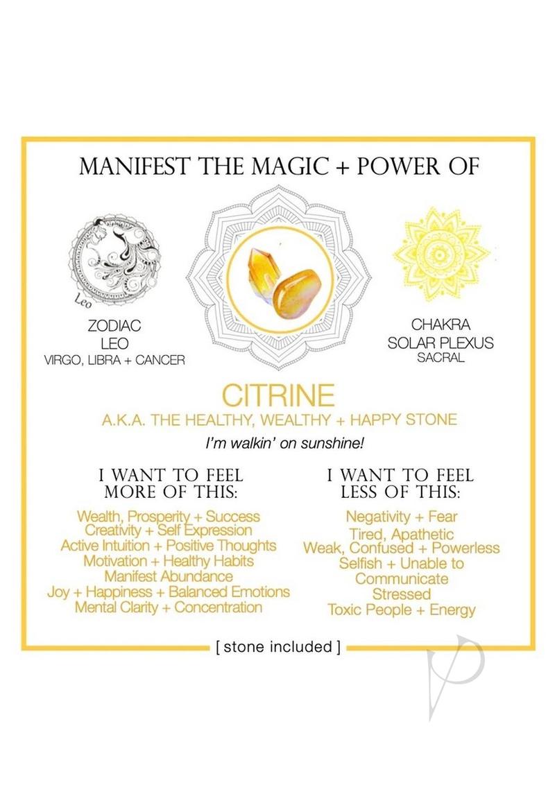 Warm Human Citrine