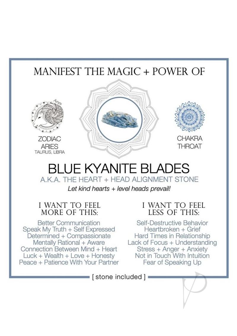 Warm Human Blue Kyanite Blades