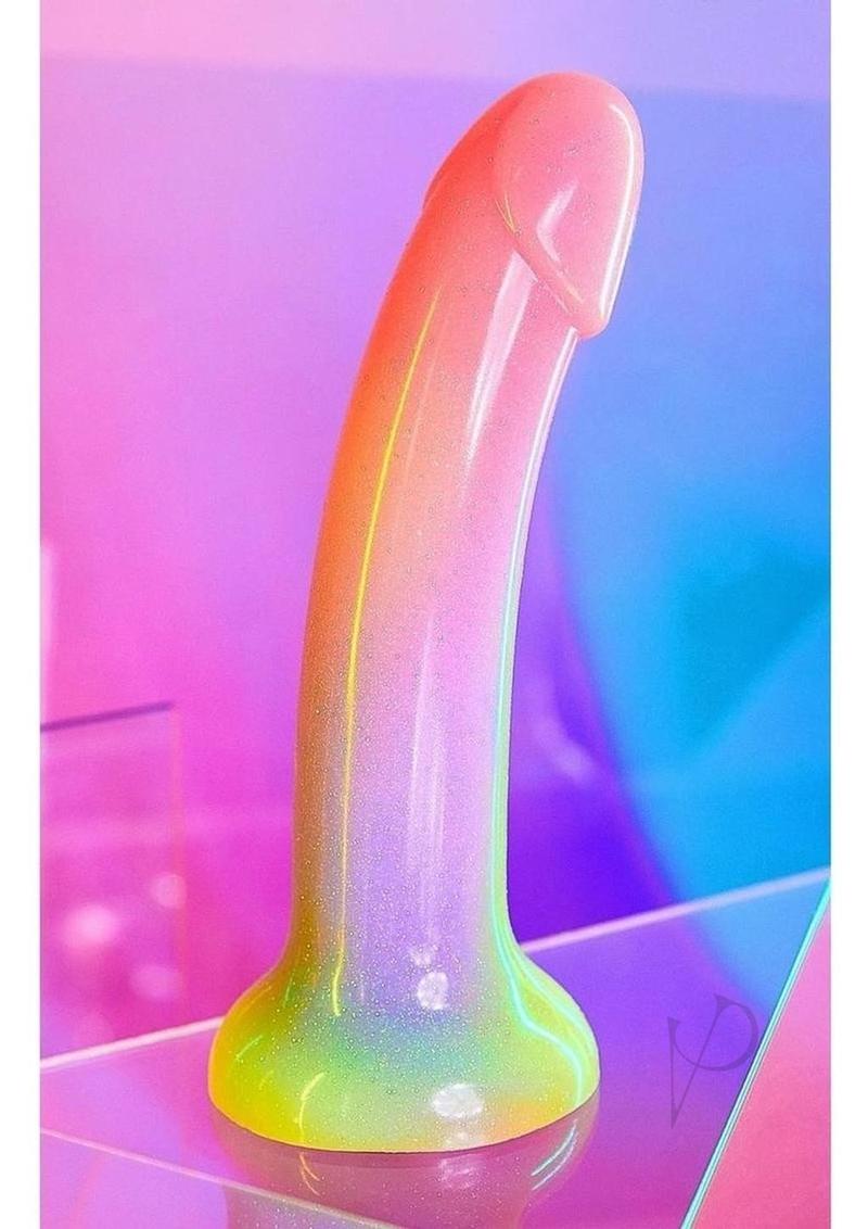 Love to Love Dildolls Stargazer Silicone Dildo - Rainbow