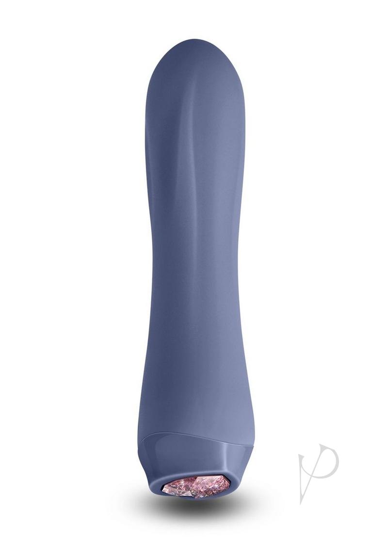 Charms Fern Rechargeable Silicone Mini Vibrator - Gray