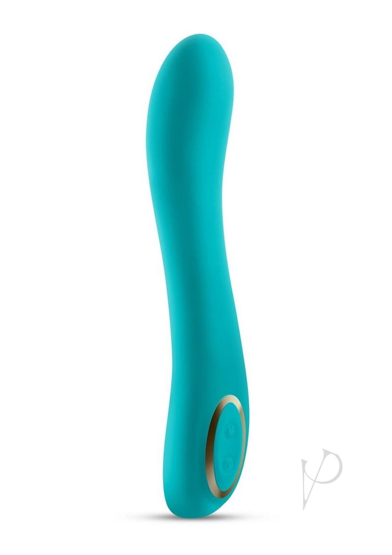 Obsessions Zeus Rechargeable Silicone Vibrator - Aqua