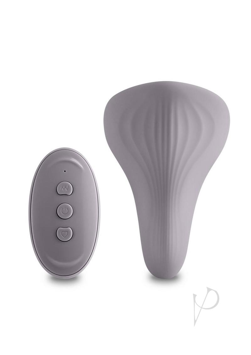 Desire Mantra Rechargeable Silicone Panty Vibe - Gray