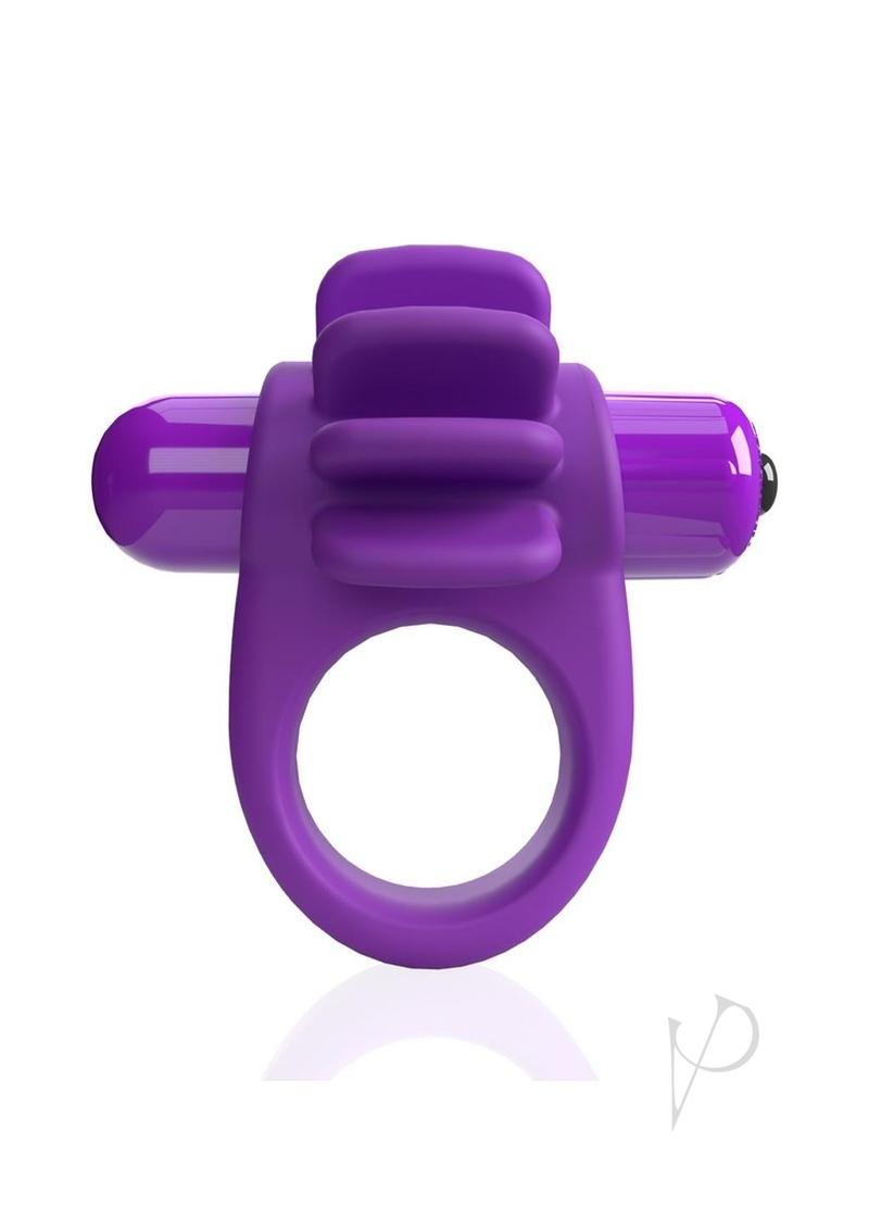4B Skooch Vibrating Cock Ring - Grape