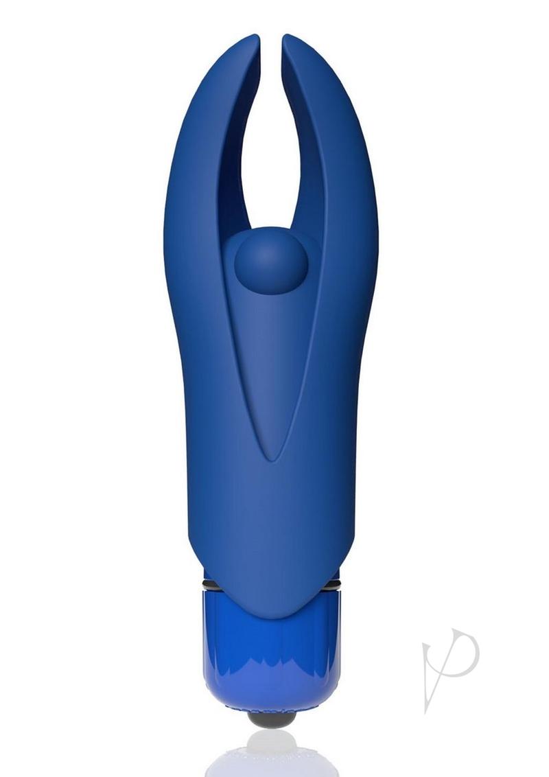 4T Demon Silicone Mini Clitoral Stimulating Vibrator - Blueberry