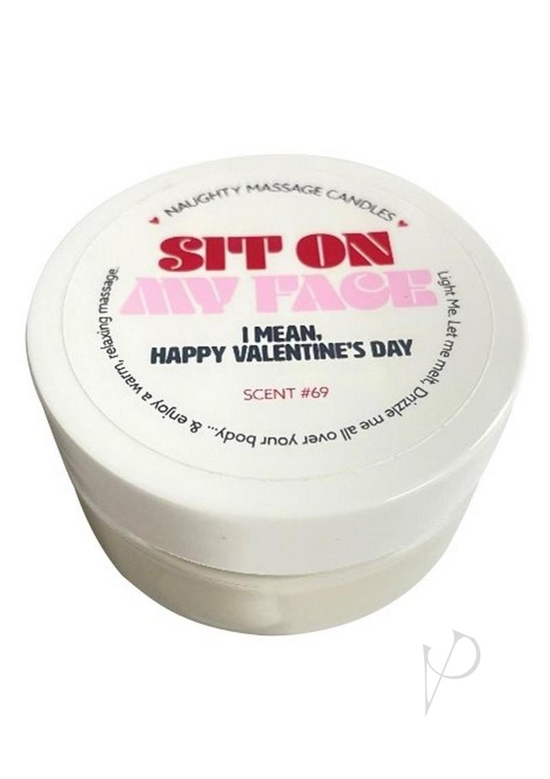 Kama Sutra Naughty Massage Candle Sit on My Face 1.7oz