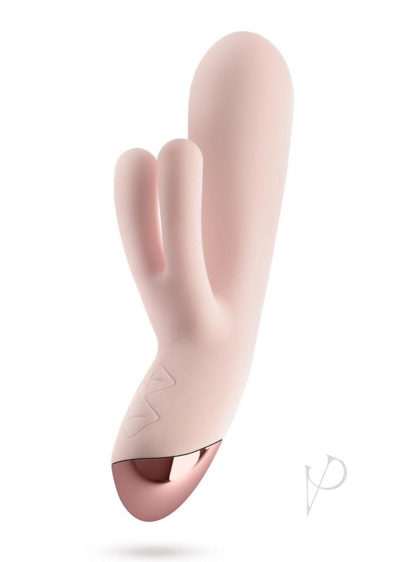 Blush Collection Elora Rechargeable Silicone Rabbit Vibrator - Pink