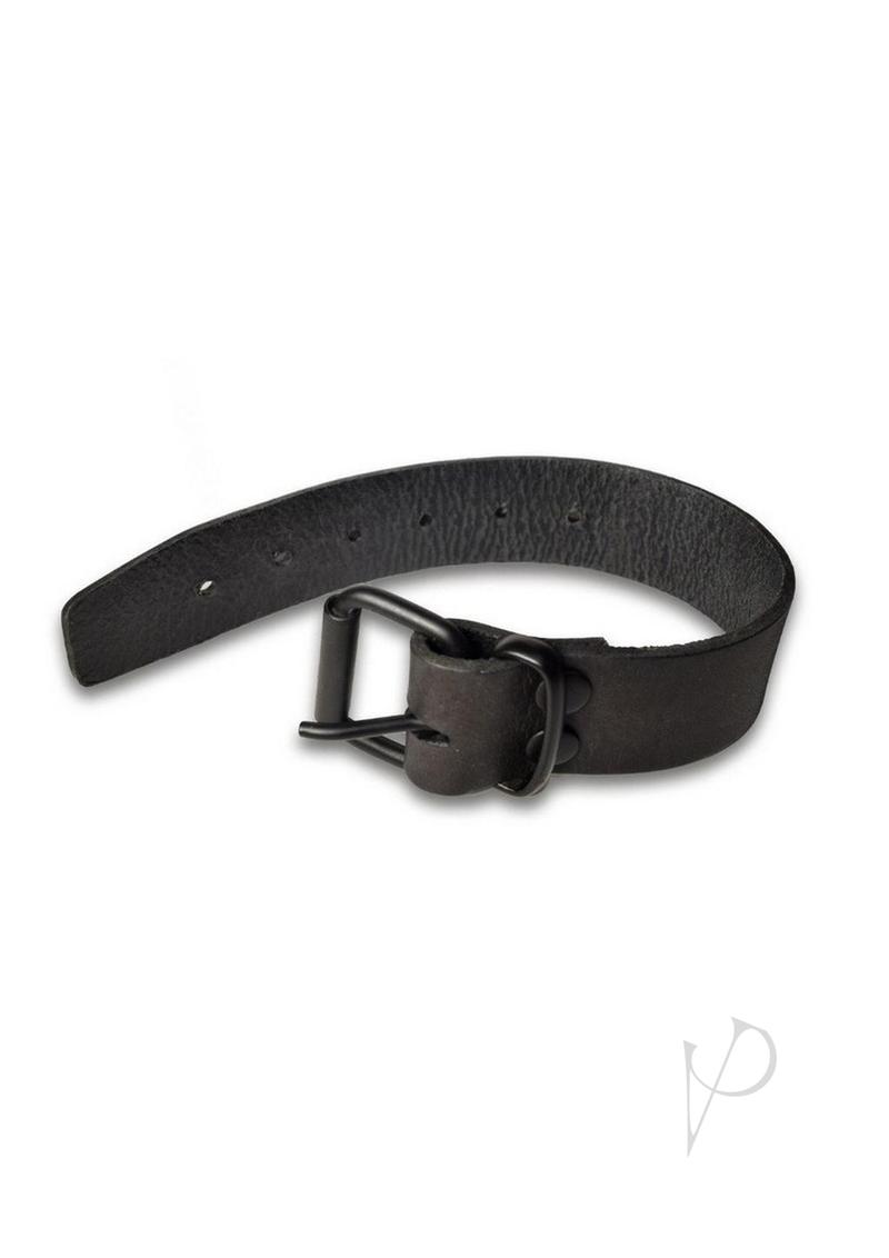Prowler RED Leather Buckle Bicep Band - Xlarge - Black