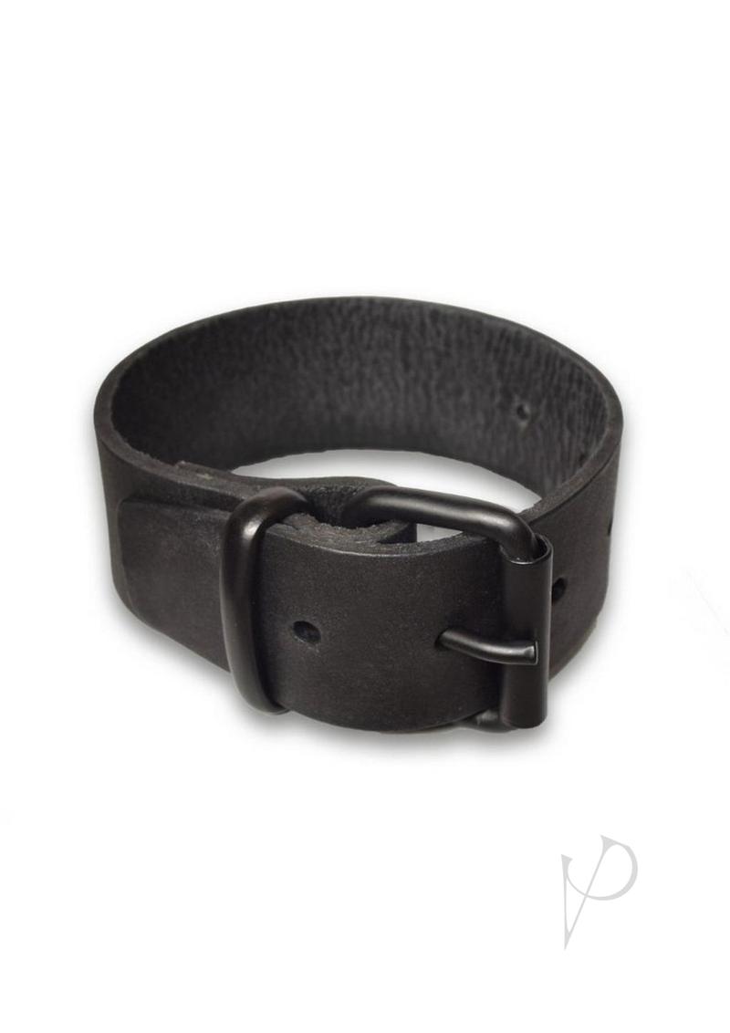 Prowler RED Leather Buckle Bicep Band - Medium - Black