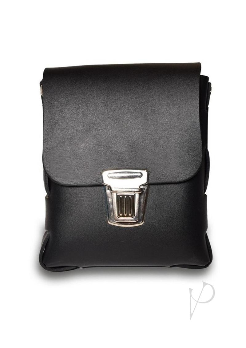 Prowler RED Leather Buckle Pouch - Black