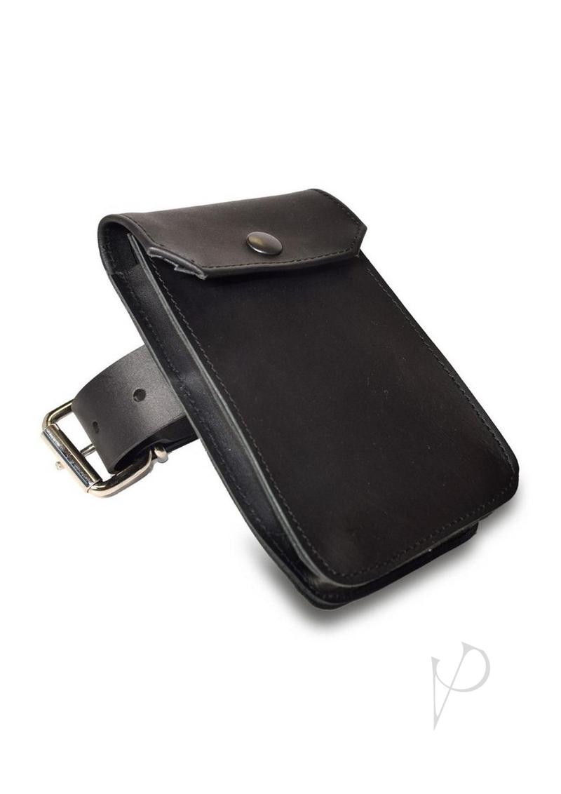 Prowler RED Leather Large Belt Pouch - Black