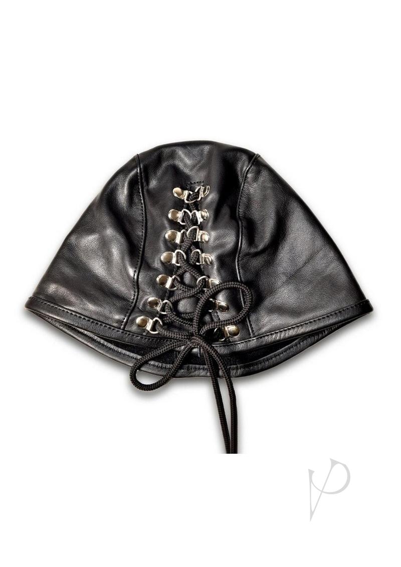 Prowler RED Leather Executioners Hood - Black