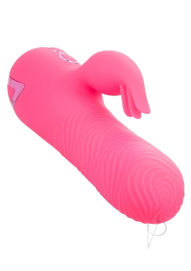 California Dreaming Sacramento Sweetie Rechargeable Silicone Rabbit Vibrator - Pink