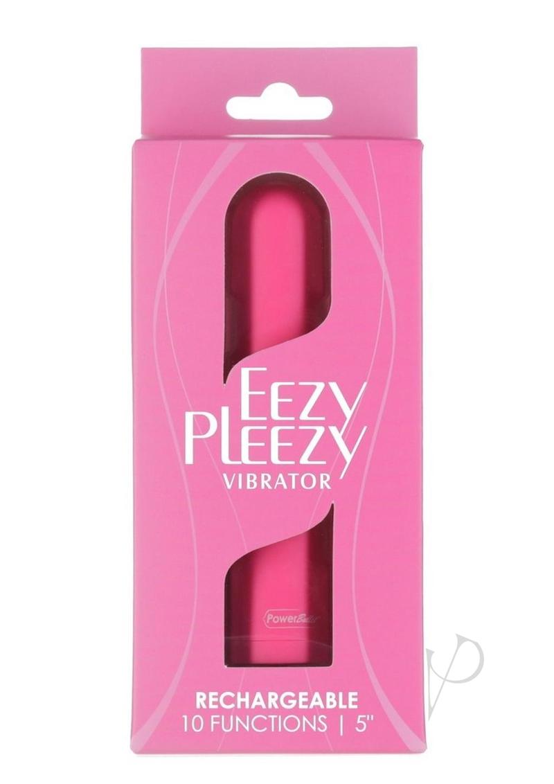 PowerBullet Eezy Pleezy Rechargeable Vibrator 5in - Pink
