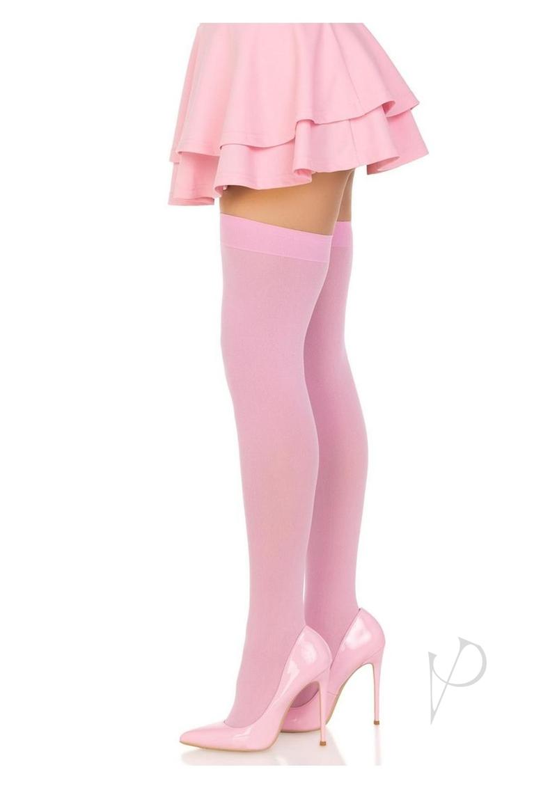 Leg Avenue Nylon Over the Knee - OS - Pink