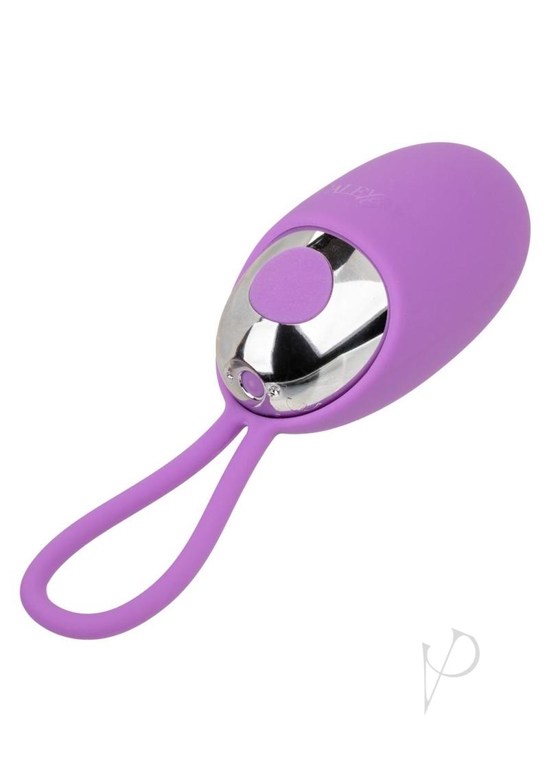 Turbo Buzz Rechargeable Bullet with Removable Silicone Egg - Purple