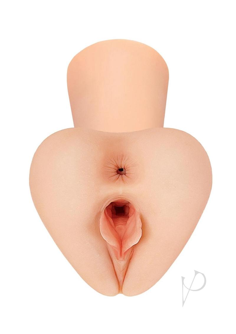 PDX Plus Pick Your Pleasure XL Stroker - Pussy and Ass - Vanilla