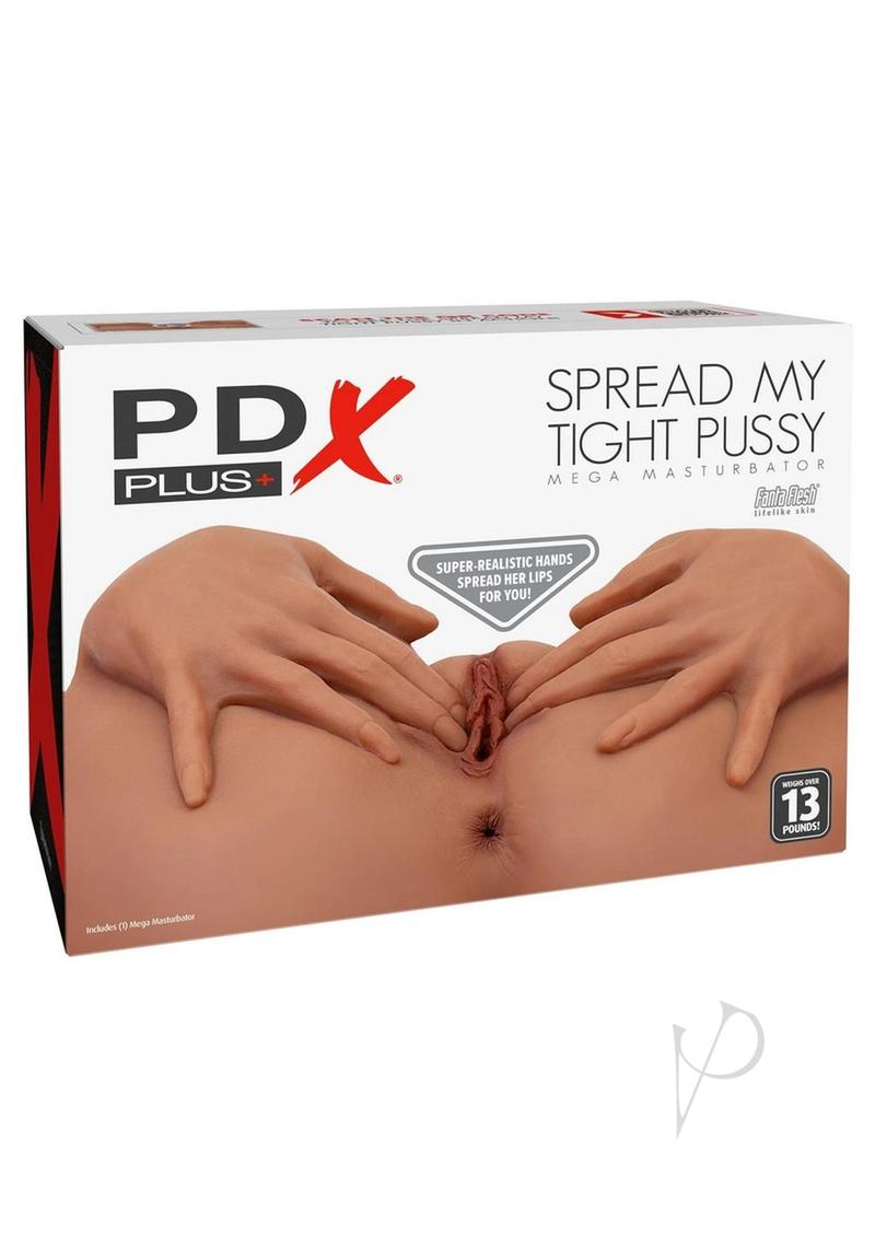 PDX Plus Spread My Tight Pussy Masturbator - Caramel