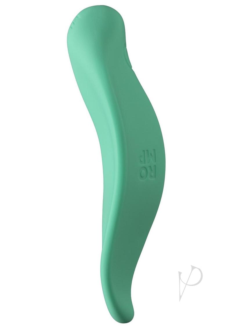 Romp Wave Rechargeable Silicone Clitoral Stimulator -Teal