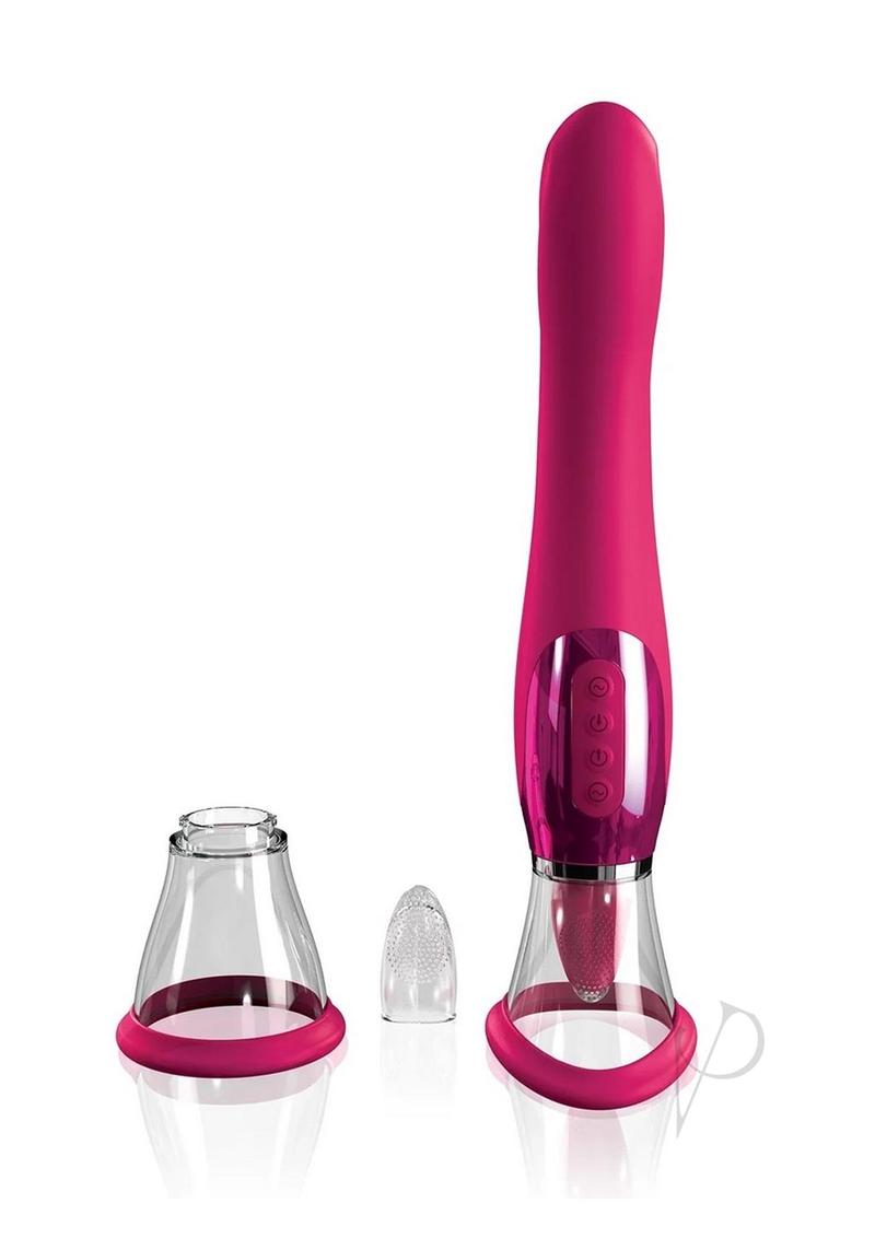 JimmyJane Apex Rechargeable Silicone Vaginal Pump - Pink