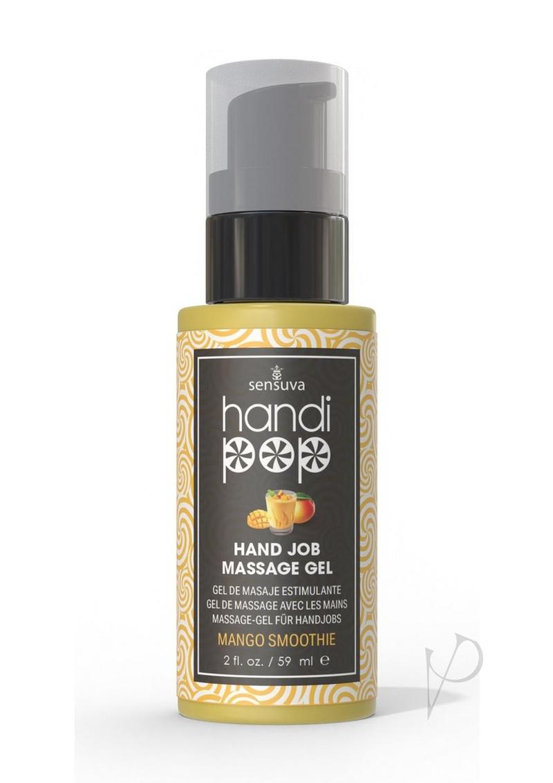 HandiPop Edible Hand Job Massage Gel Mango Smoothie 2oz
