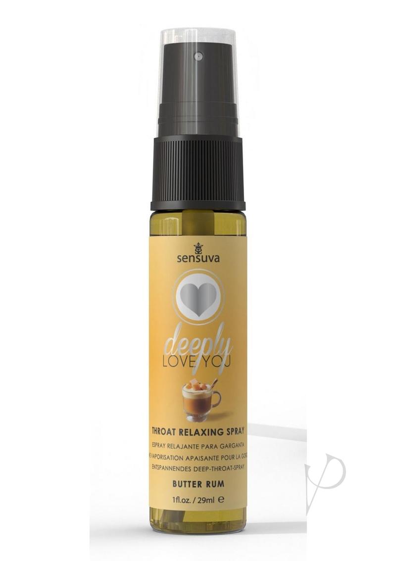 Deeply Love You Throat Relaxing Spray Butter Rum 1oz