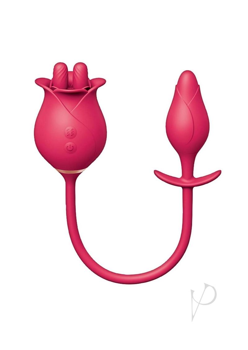 Clit-Tastic Tulip Clitoral Vibrator - Red