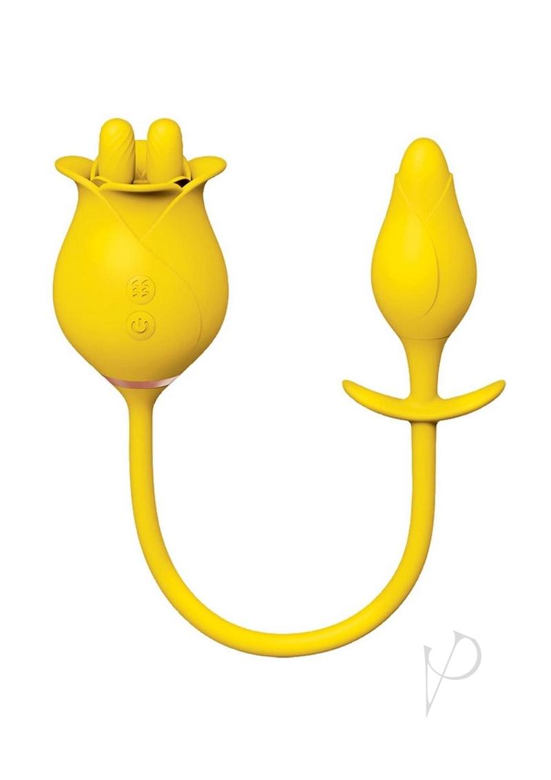 Clit-Tastic Tulip Clitoral Vibrator - Yellow