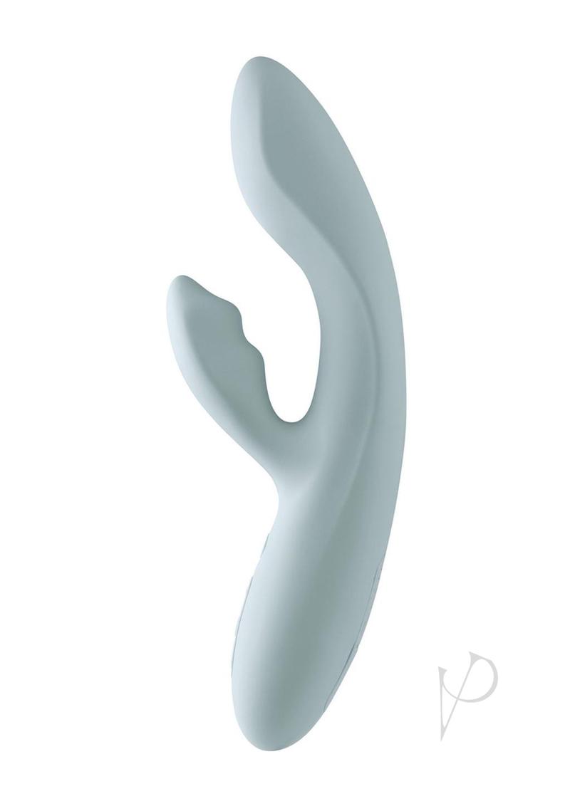 Svakom Chika Rechargeable Silicone App Control Rabbit Vibrator - Gray