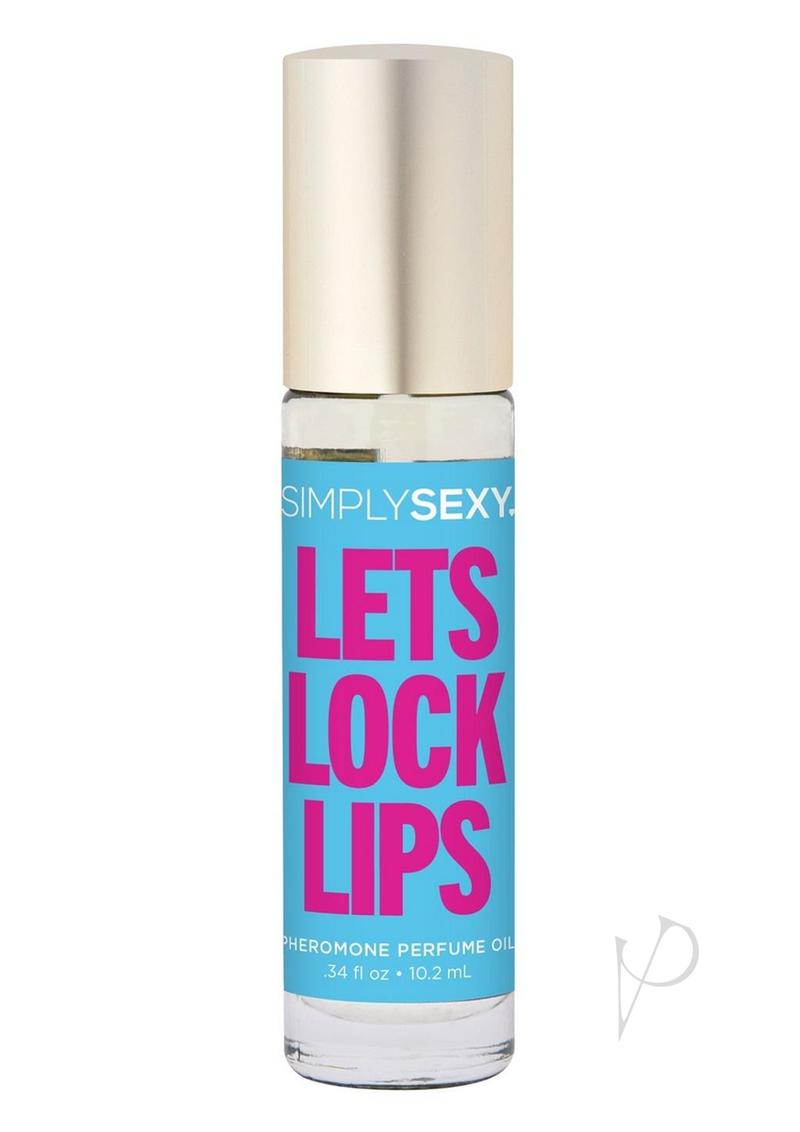 Simply Sexy Pheromone Perfume Oil Roll-On 0.34oz/ 10.2ml - Let`s Lock Lips