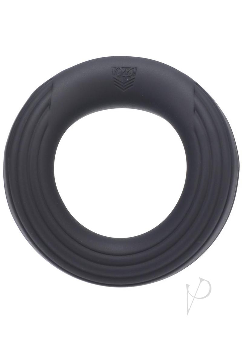 Fort Troff Rev Cock Throbber Rechargeable Silicone Cock Ring - Black