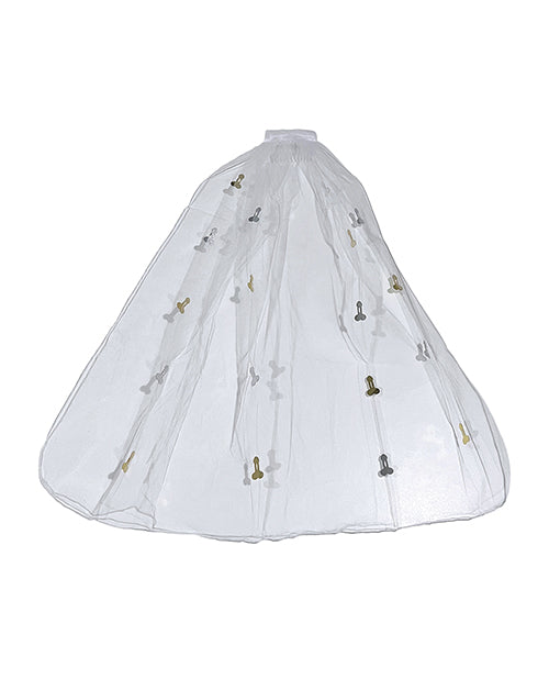 Flashy Naughty Veil - White