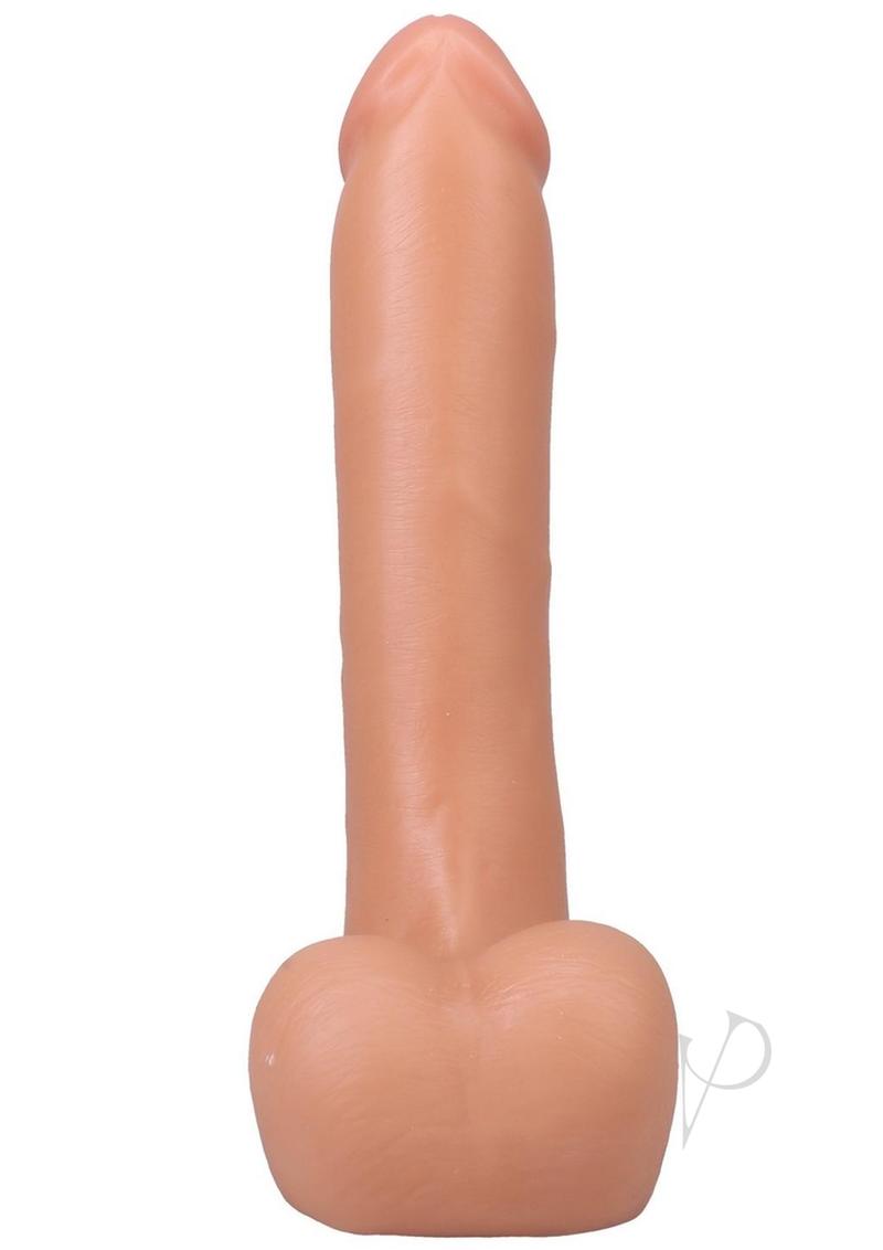 The Realistic Cock with Balls Ultraskyn Removable Vac-U-Lock Suction Cup 9in - Vanilla