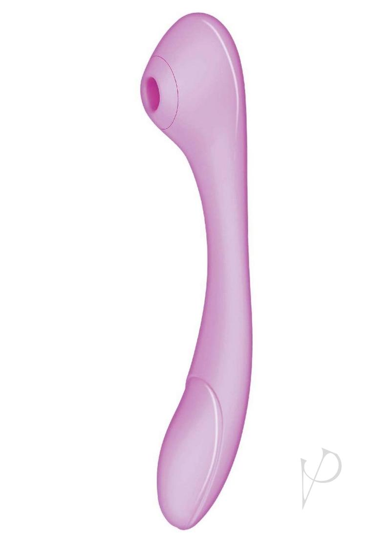 Blaze Bendable Suction Rechargeable Silicone Clitoral Vibrator - Lavender